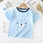 Children's Short-sleeved T-shirt cotton Baby Half-sleeved Bottoming Shirt - Cindi Book