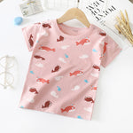 Children's Short-sleeved T-shirt cotton Baby Half-sleeved Bottoming Shirt - Cindi Book