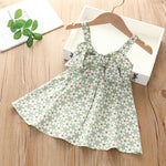 Sling Skirt Little Virgin Baby Cartoon Cute Sleeveless Dress Polka Dot Western Children's Skirt - Cindi Book