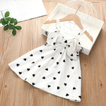 Sling Skirt Little Virgin Baby Cartoon Cute Sleeveless Dress Polka Dot Western Children's Skirt - Cindi Book