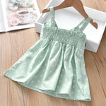 Sling Skirt Little Virgin Baby Cartoon Cute Sleeveless Dress Polka Dot Western Children's Skirt - Cindi Book