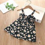Sling Skirt Little Virgin Baby Cartoon Cute Sleeveless Dress Polka Dot Western Children's Skirt - Cindi Book