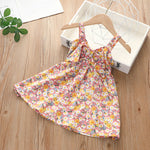 Sling Skirt Little Virgin Baby Cartoon Cute Sleeveless Dress Polka Dot Western Children's Skirt - Cindi Book