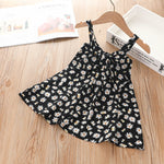 Sling Skirt Little Virgin Baby Cartoon Cute Sleeveless Dress Polka Dot Western Children's Skirt - Cindi Book
