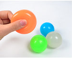 Luminous Sticky Ball Toys Sticky Wall Home Party Games Glow In The Dark Novelty Toys Decompression Squeeze Toy - Cindi Book