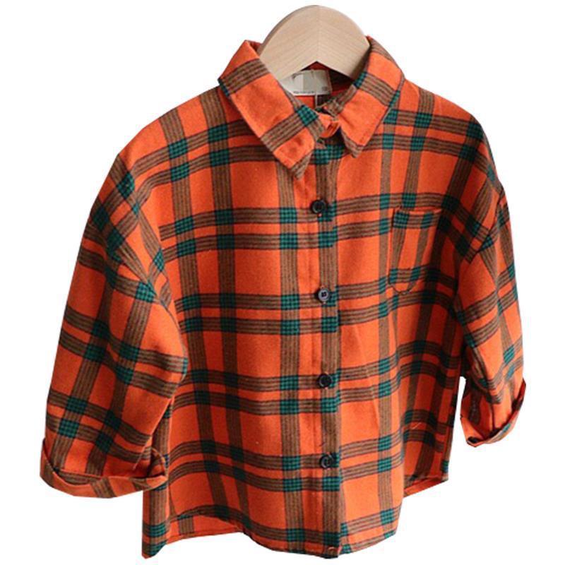 Children's Plaid Shirts in Baby Shirts for Men and Women