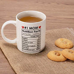 Mother'S Day Nutrition Label Mug Ceramic Coffee Cup - Cindi Book