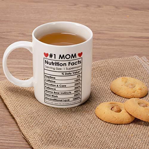 Mother'S Day Nutrition Label Mug Ceramic Coffee Cup - Cindi Book