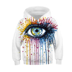 Digital Printed Children's Hooded Sweater For Kids - Cindi Book