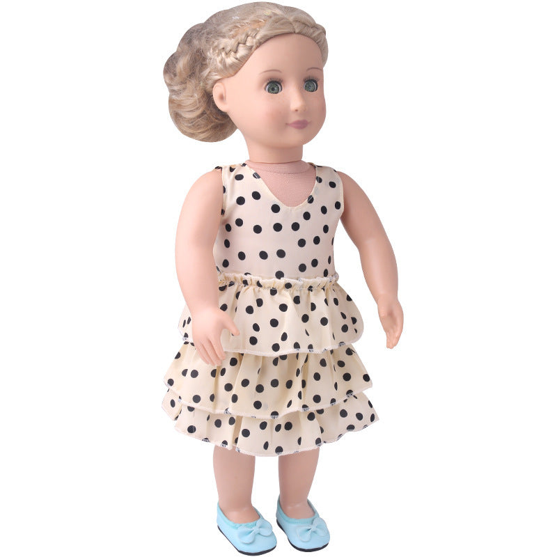 18 Inch American Girl Doll Dress American Girl Summer Sleeveless Cake Dress - Cindi Book