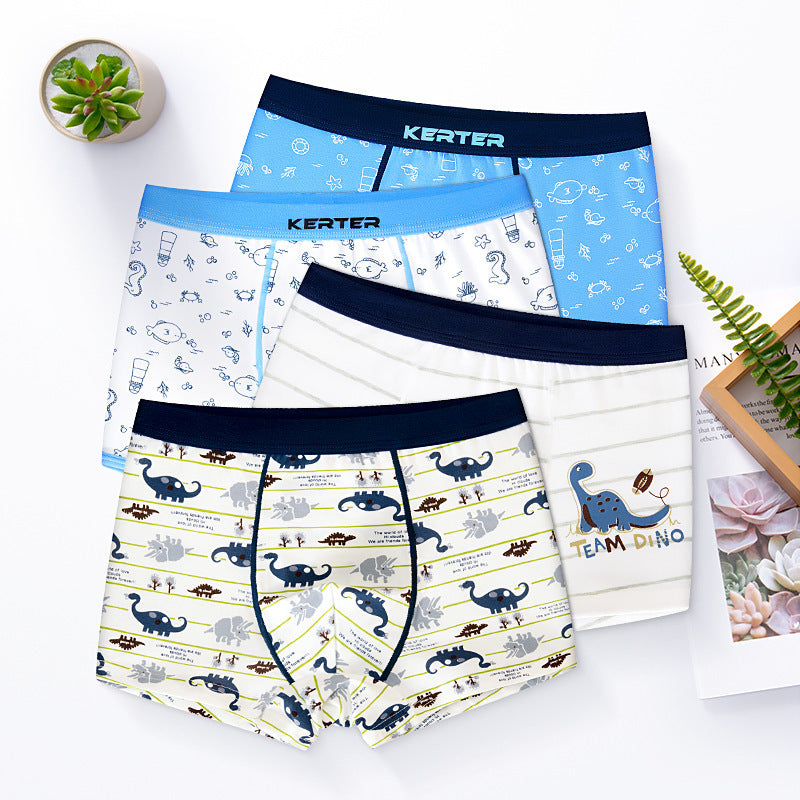Boy's Underwear Boxer Cotton Children's Underwear - Cindi Book