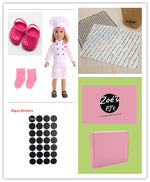 Doll Clothes Americangirl Accessories Chef Clothes - Cindi Book