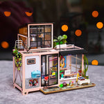 DIY Cabin Model Hand-assembled To Make A Creative Small House - Cindi Book