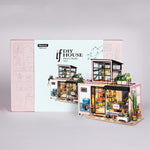 DIY Cabin Model Hand-assembled To Make A Creative Small House - Cindi Book