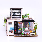 DIY Cabin Model Hand-assembled To Make A Creative Small House - Cindi Book