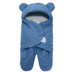 Lamb Plush Sleeping Bag Newborn Baby Swaddling Quilt - Cindi Book