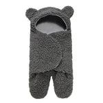 Lamb Plush Sleeping Bag Newborn Baby Swaddling Quilt - Cindi Book
