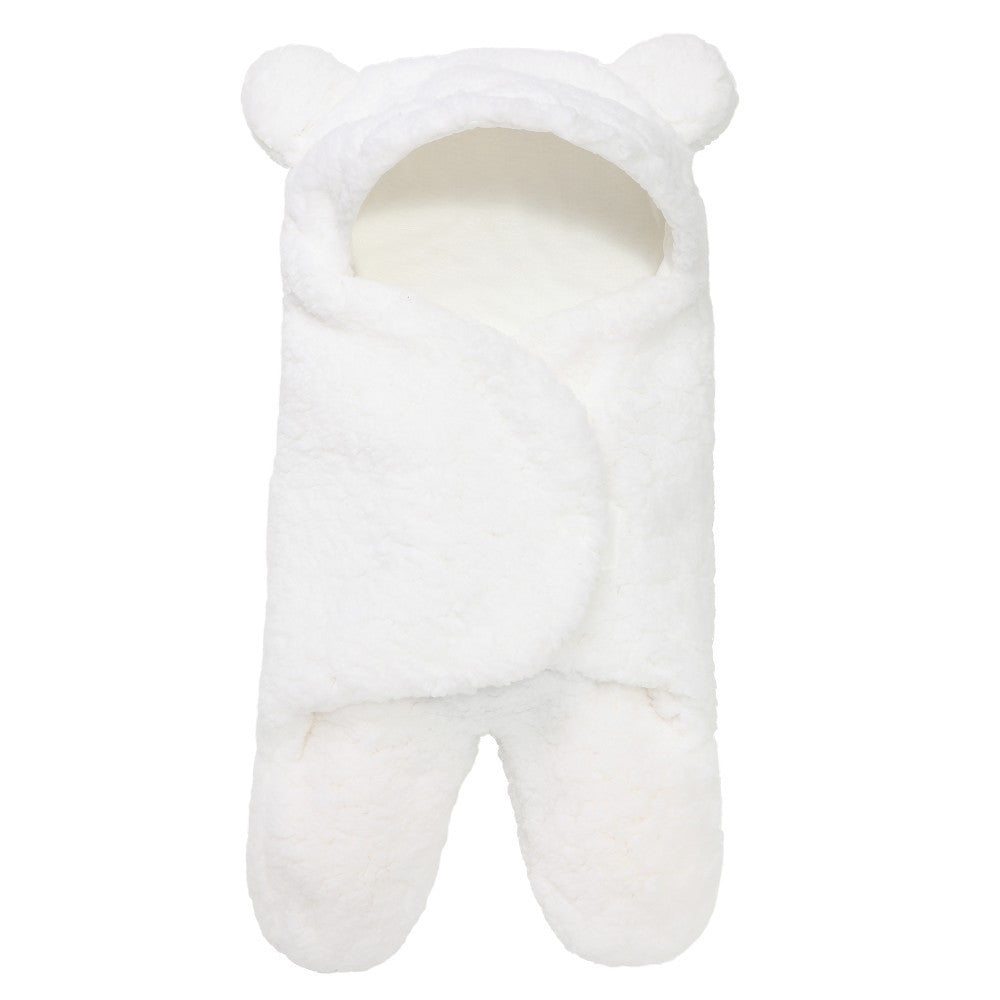 Lamb Plush Sleeping Bag Newborn Baby Swaddling Quilt - Cindi Book
