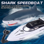 New Electric Shark RC Boat Vehicles Waterproof Swimming Pool Simulation Model Toys 2 In 1 High-speed Remote Control Boat - Cindi Book