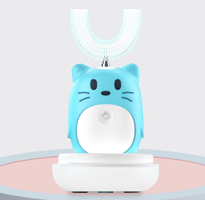 Smart Ultrasonic Children's Electric Toothbrush Automatic Cleaning U-Shaped Toothbrush Portable Baby Products