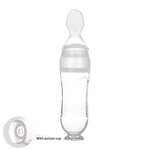 Safe Newborn Baby Feeding Bottle Toddler Silicone Squeeze Feeding Spoon Milk Bottle Baby Training Feeder Food Supplement - Cindi Book