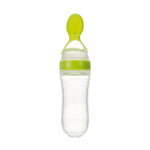Safe Newborn Baby Feeding Bottle Toddler Silicone Squeeze Feeding Spoon Milk Bottle Baby Training Feeder Food Supplement - Cindi Book