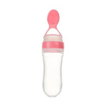 Safe Newborn Baby Feeding Bottle Toddler Silicone Squeeze Feeding Spoon Milk Bottle Baby Training Feeder Food Supplement - Cindi Book