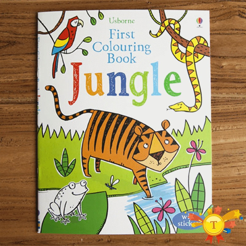 Children coloring sticker book - Cindi Book