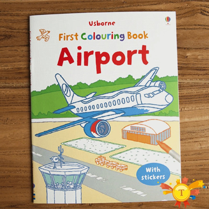 Children coloring sticker book - Cindi Book