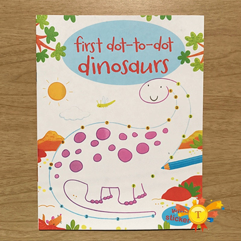 Children coloring sticker book - Cindi Book