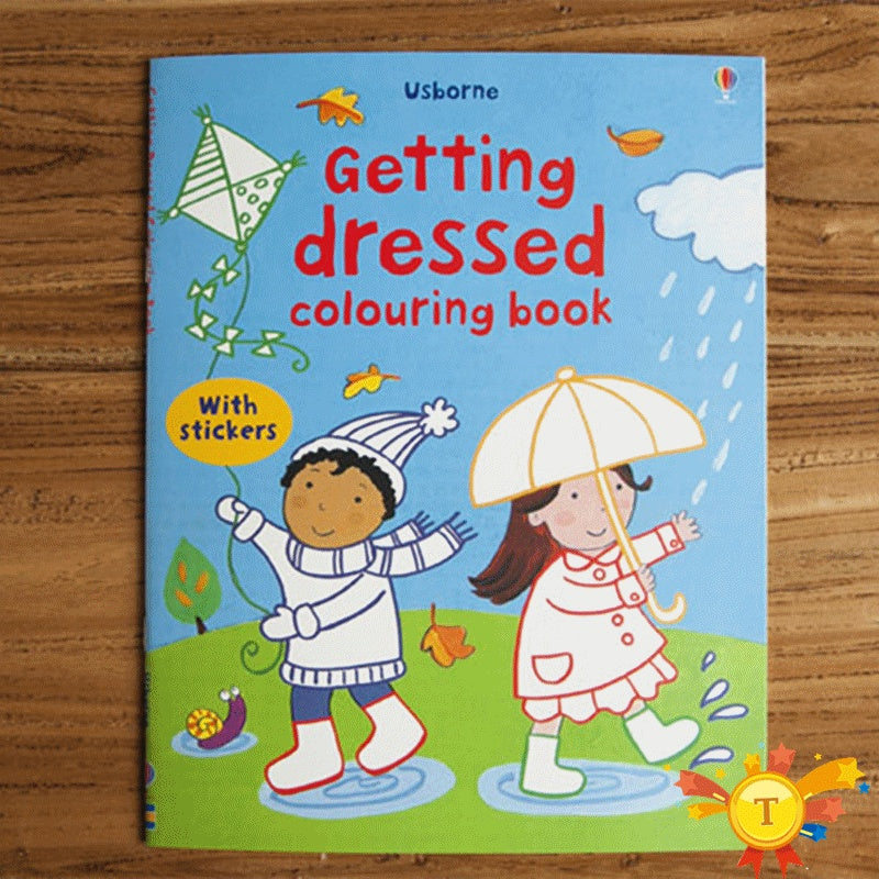 Children coloring sticker book - Cindi Book