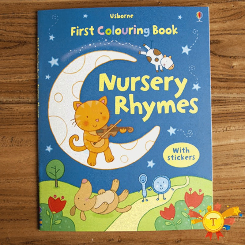 Children coloring sticker book - Cindi Book