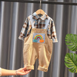 Boys Bib Two-piece Children's Clothing - Cindi Book
