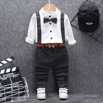 Boys Bib Two-piece Children's Clothing - Cindi Book
