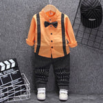 Boys Bib Two-piece Children's Clothing - Cindi Book