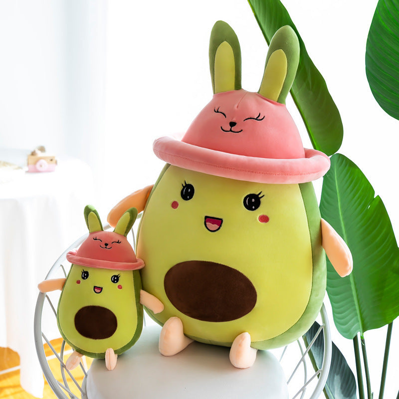 Creative Avocado Bunny Pillow Plush Toy Doll Girl Birthday Gift - Cindi Book