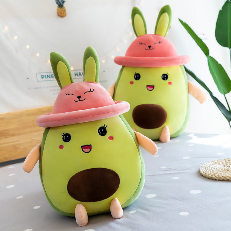 Creative Avocado Bunny Pillow Plush Toy Doll Girl Birthday Gift - Cindi Book