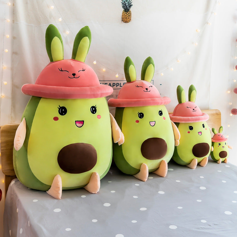 Creative Avocado Bunny Pillow Plush Toy Doll Girl Birthday Gift - Cindi Book