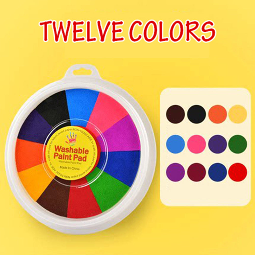 New Hot Selling Kindergarten Finger Print Mud Non-toxic Washable Pigment - Cindi Book