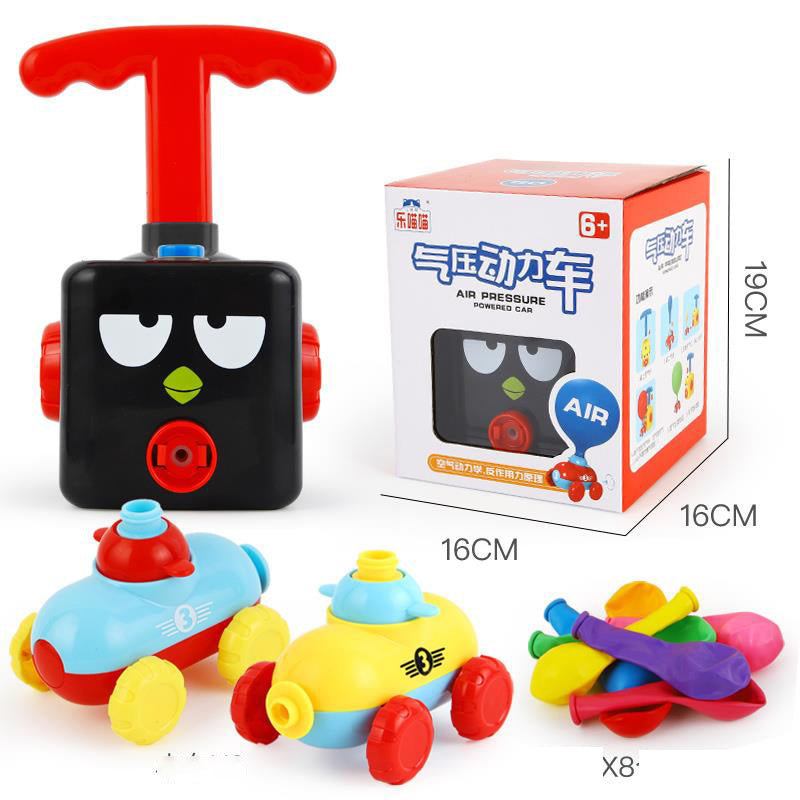 Power Balloon Launch Tower Toy Puzzle  Education Inertia Air Power Balloon Car Science Experimen Toy For Children Gift - Cindi Book