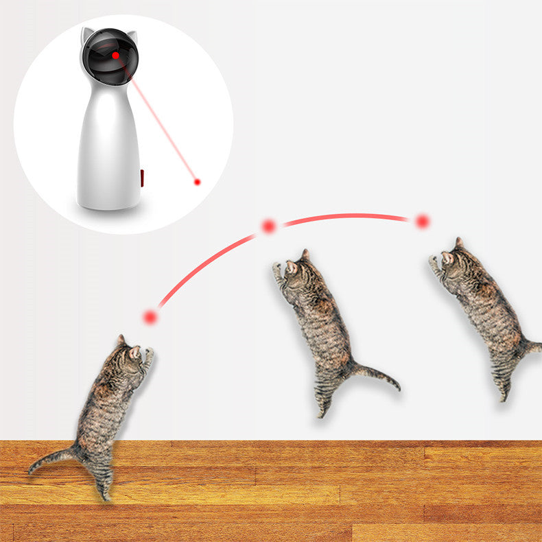 Automatic Cat Toys Interactive Smart Teasing Pet LED Laser Funny - Cindi Book