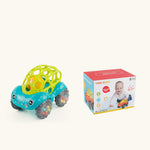 Bobo Car Baby Bell Grip Soft Toy Baby Teether Hand Catch Ball - Cindi Book