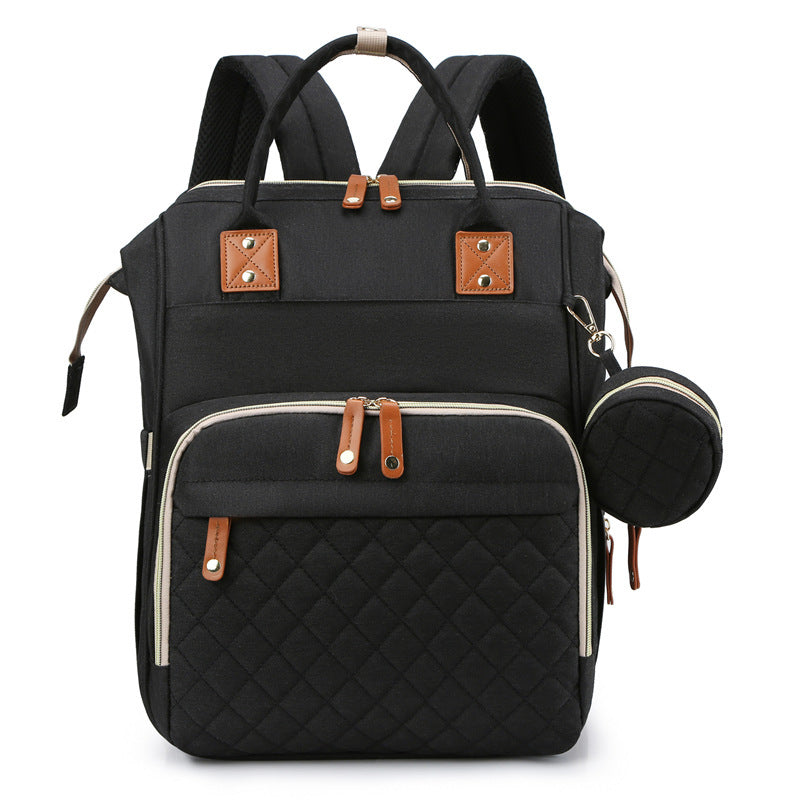 New Mommy Backpack Can Hang Baby Stroller Baby Bag Folding Crib Mommy Bag - Cindi Book