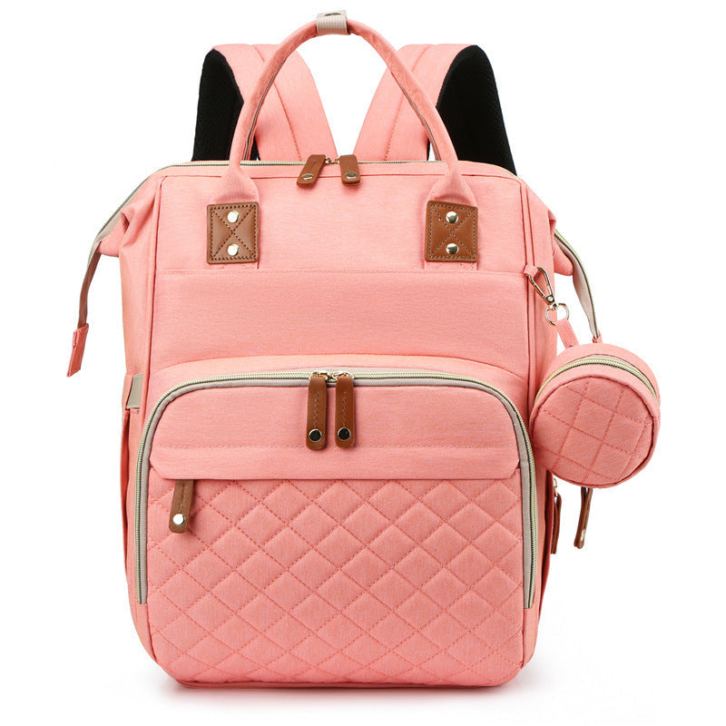 New Mommy Backpack Can Hang Baby Stroller Baby Bag Folding Crib Mommy Bag - Cindi Book