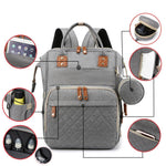 New Mommy Backpack Can Hang Baby Stroller Baby Bag Folding Crib Mommy Bag - Cindi Book