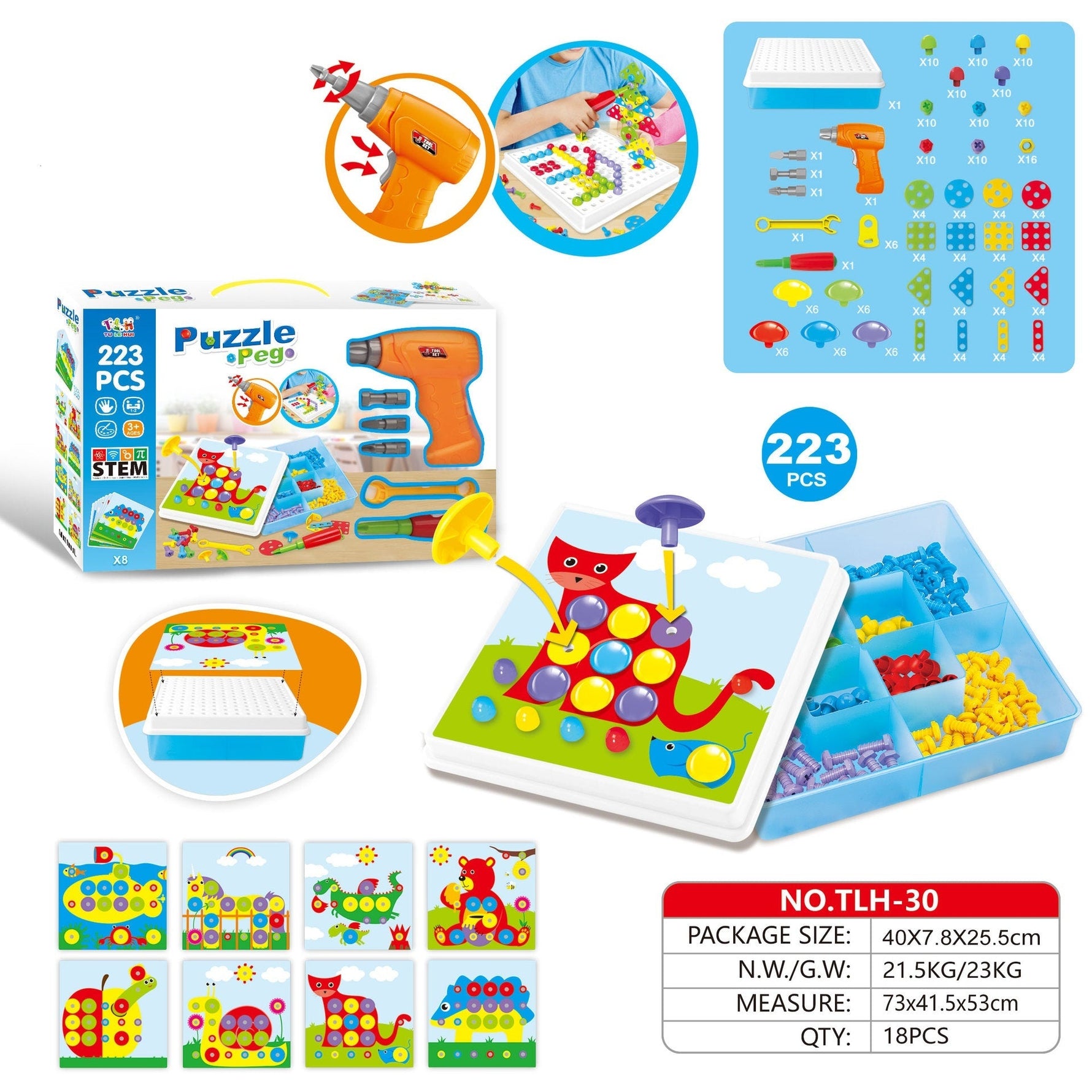Creative Building Kits Educational Blocks Sets - Cindi Book