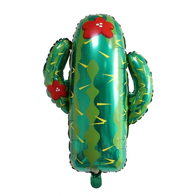 Tropical Plant Coconut Tree Cactus Aluminum Foil Balloon Earth Day Green Theme Decoration Supplies Children Birthday Party Gifts - Cindi Book