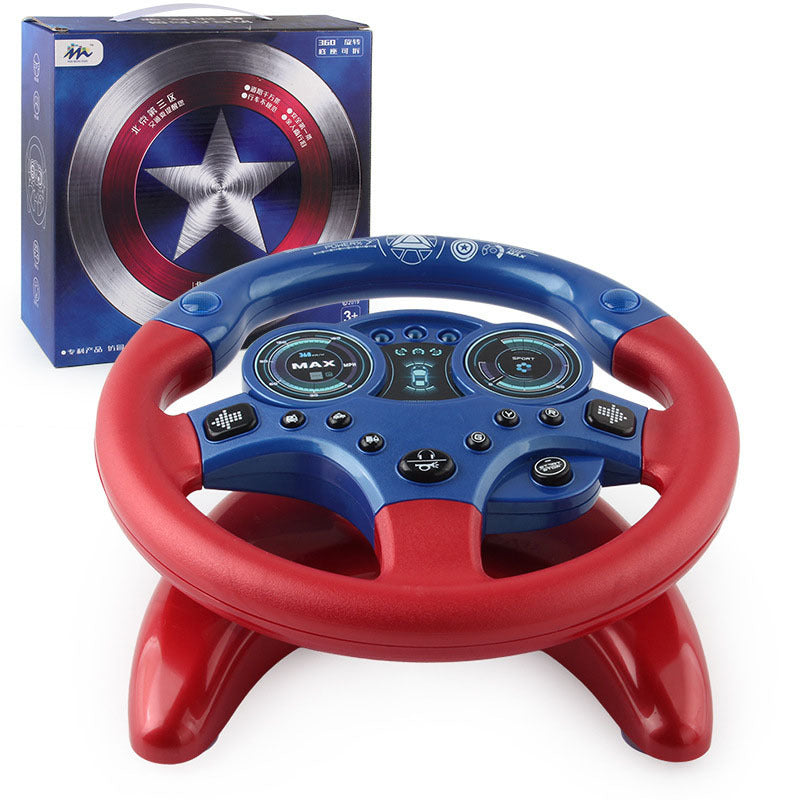 Co-pilot simulation steering wheel puzzle simulation toy - Cindi Book