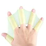 Half-finger Short Auxiliary Suit Fins, Hand Webs, Adult Half-palm Assisted Swimming - Cindi Book