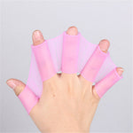 Half-finger Short Auxiliary Suit Fins, Hand Webs, Adult Half-palm Assisted Swimming - Cindi Book